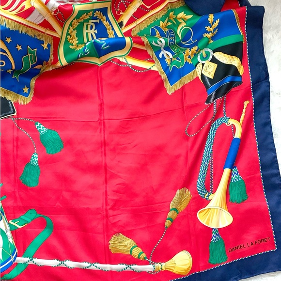 Daniel La Foret Designer Silk Scarf - Picture 2 of 16